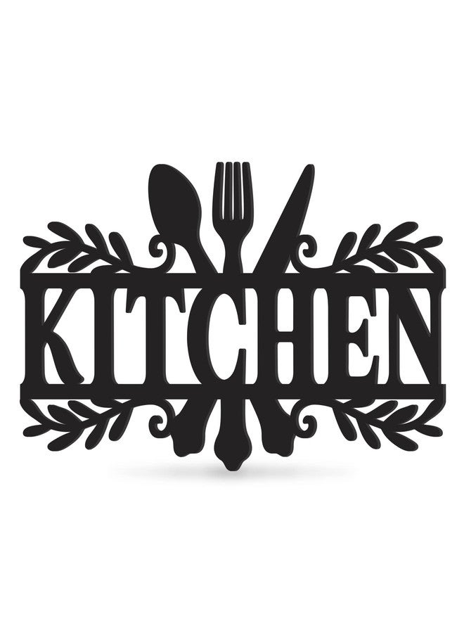 KOYILTD Kitchen Sign,Dining Room Wall Decor Rustic Metal Kitchen Decor Sign,Kitchen Word Art Farmhouse Cooking - Image 1
